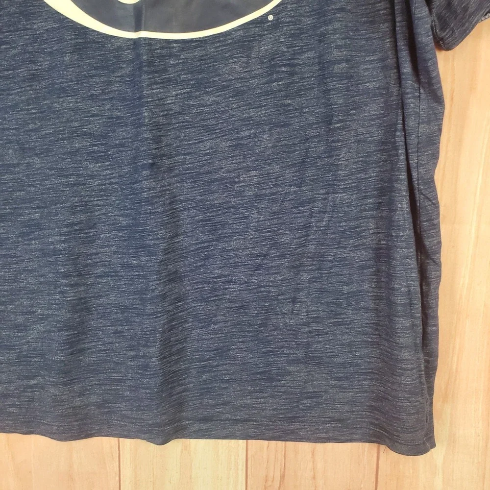 Nike Mens T-Shirt XL Blue Dri-Fit Penn State Nittany Lions Performance Pullover